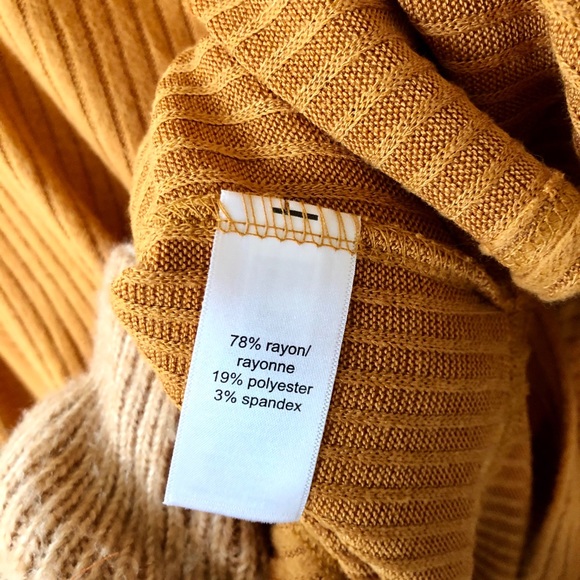 Maurice’s Mustard High Neck Sweater - Picture 6 of 6